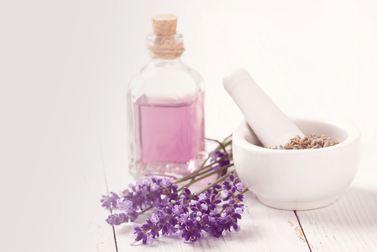 Aromatherapy massage with custom-blend essential oils