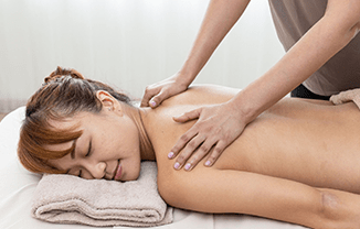 Swedish or deep tissue home massage with oil