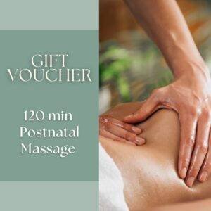 spa gift voucher - 120 min postnatal massage