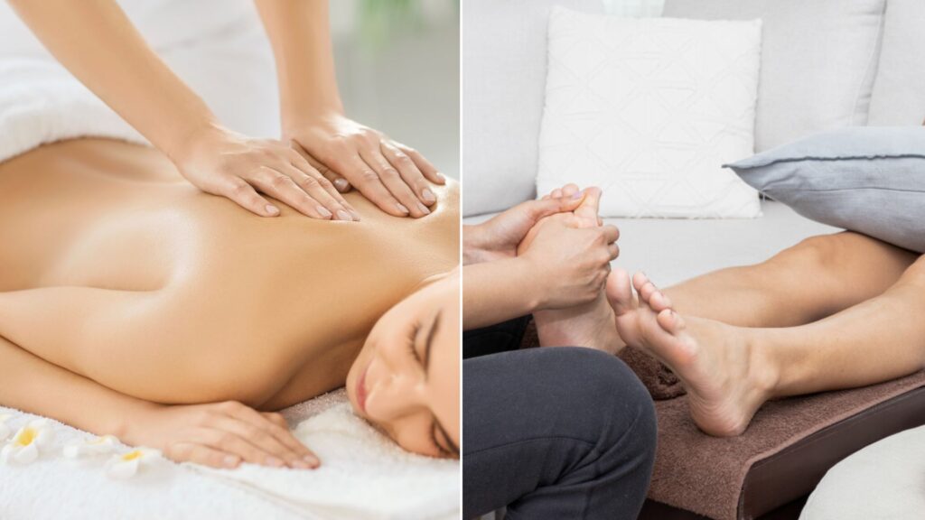 Home Massage with full body and foot reflexology