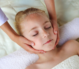 Kids Face Massage